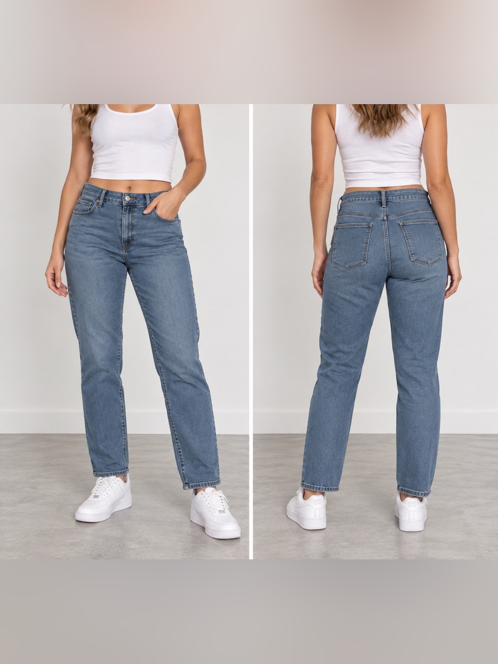 Terra & Sky Plus Size 20W High Rise Skinny Jeans NWT Medium Wash Stretch